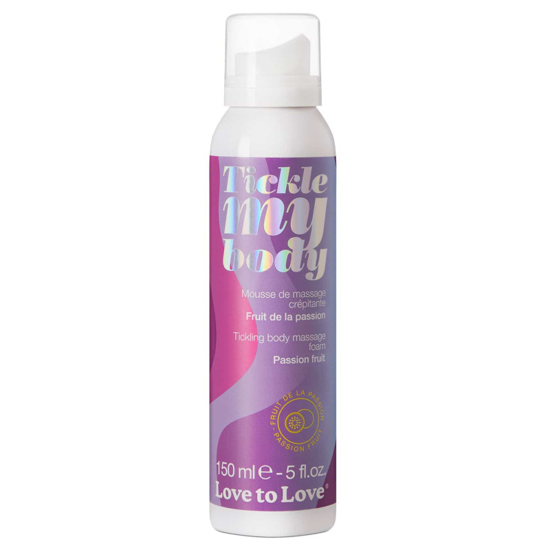 Love to Love Mousse de massage crépitante Tickle My Body Fruits de la Passion 150ml